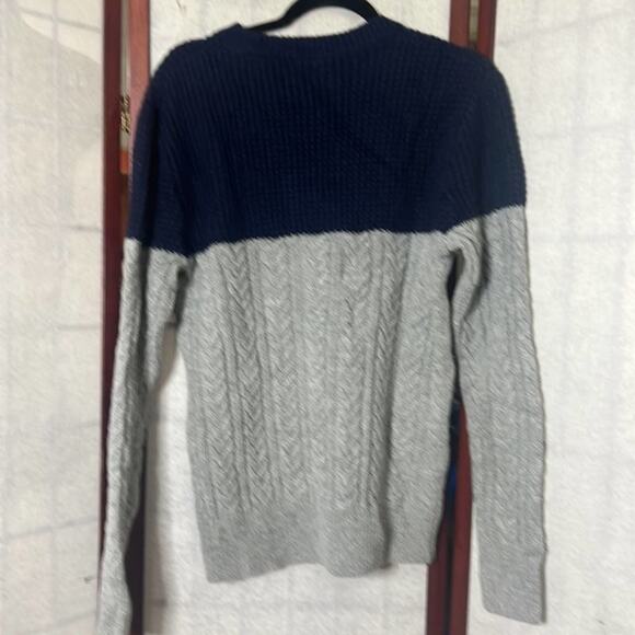 J.CREW MERINO WOOL BLEND MIXED KNIT CREWNECK SWEATER DIZE S - Picture 3 of 7
